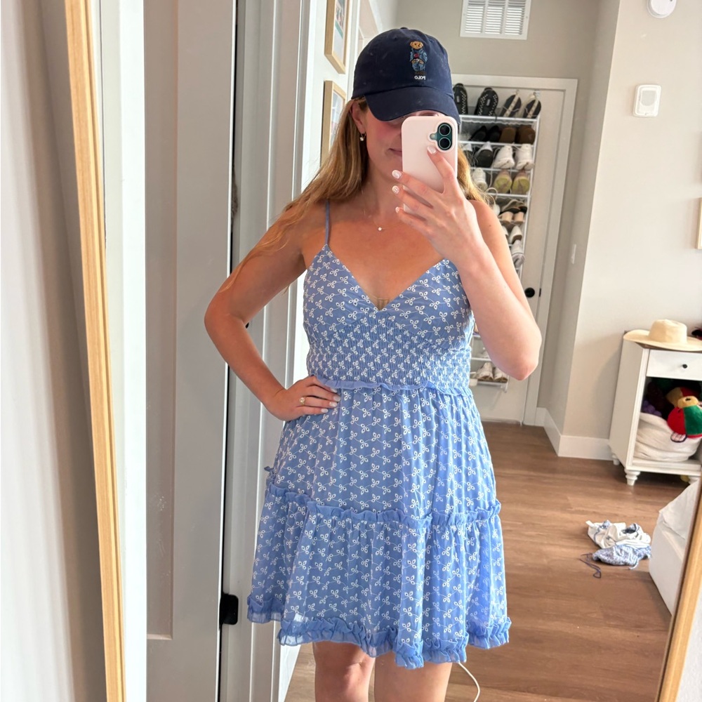 Altard state cute blue dress! Worn once. Size medium